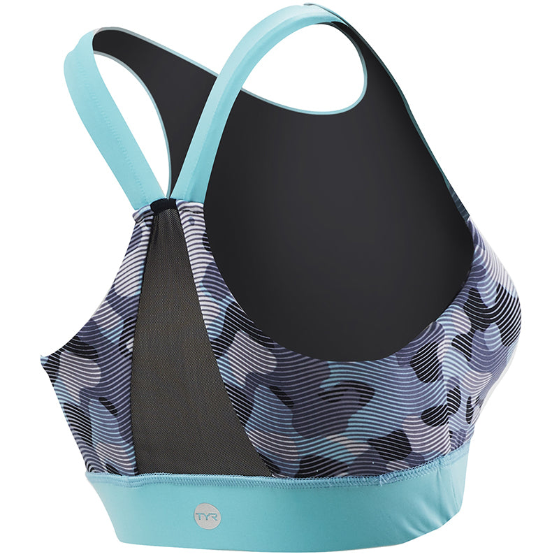 TYR - Women’s Active Amira Top-Lavare - Grey/Mint