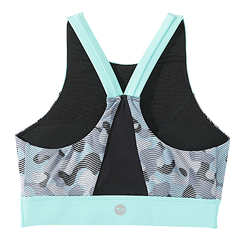 TYR - Women’s Active Amira Top-Lavare - Grey/Mint