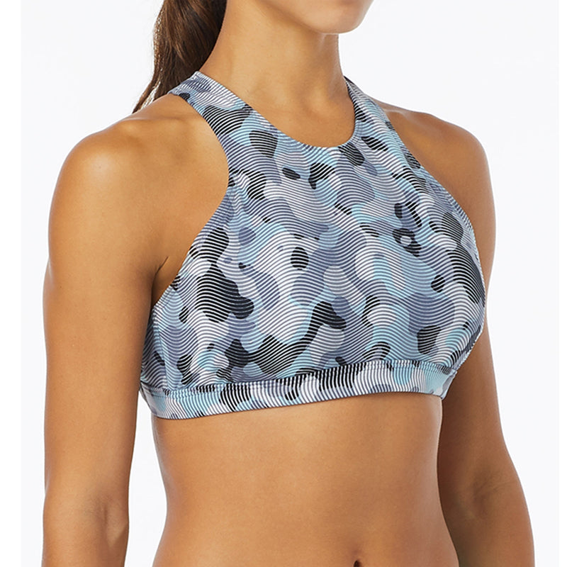 TYR - Women’s Active Kira Top- Lavare - Grey/Mint