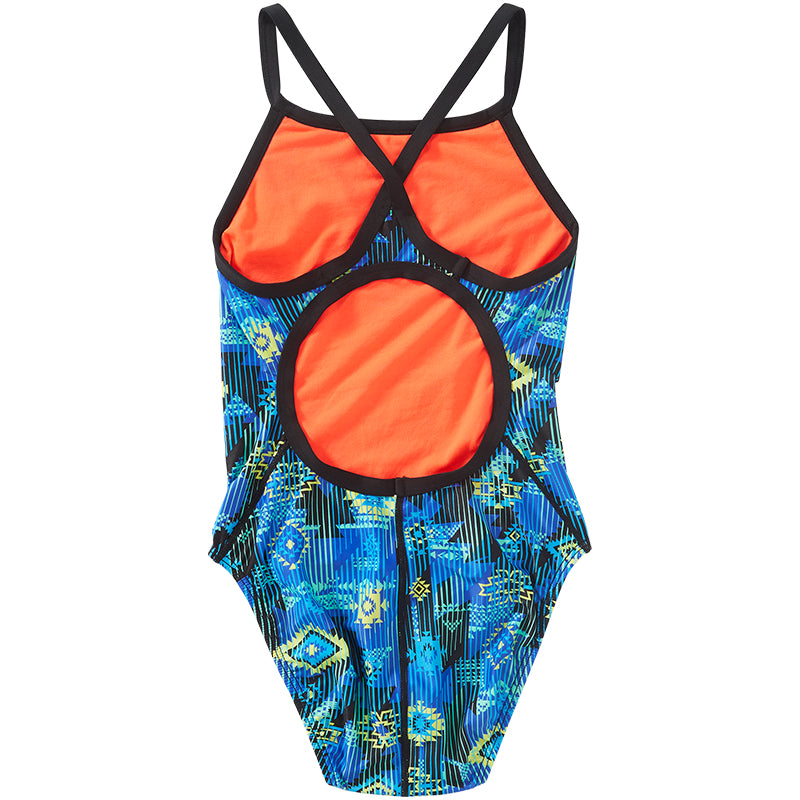 TYR - Azoic Diamondfit Ladies Swimsuit - Blue/Multi