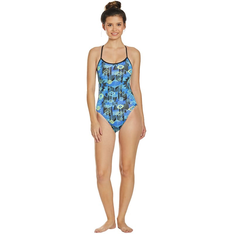 TYR - Azoic Trinityfit Ladies Swimsuit - Blue/Multi