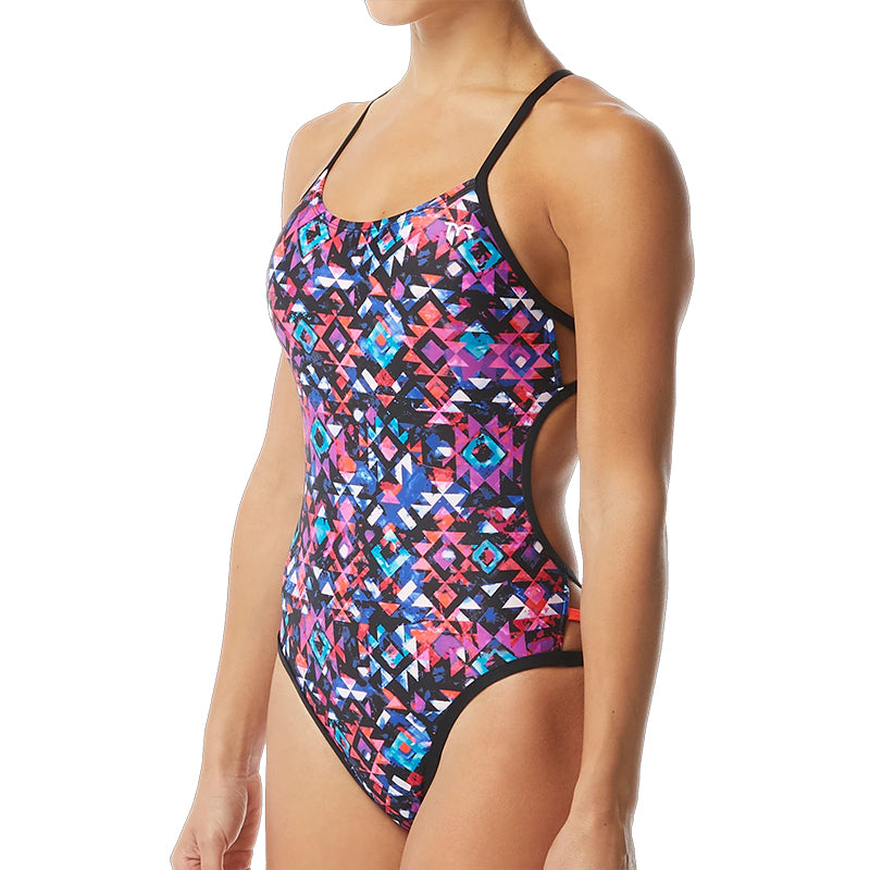 TYR - Meso Mojave Cutoutfit Ladies Swimsuit - Black/Multi