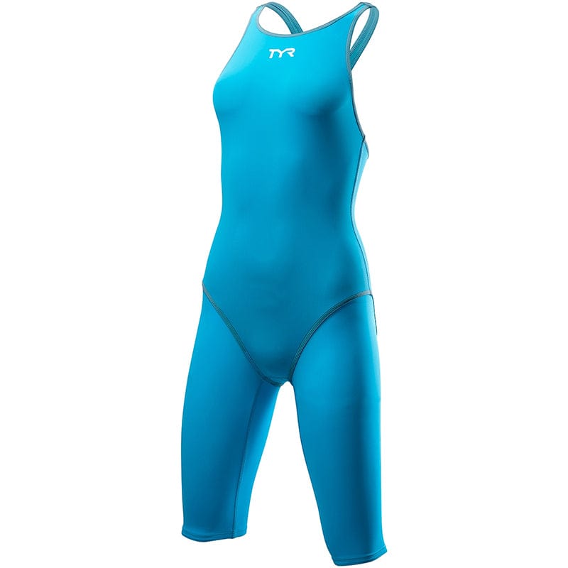 TYR - Thresher™ Open Back Ladies Competition Swimsuit - Blue/Grey