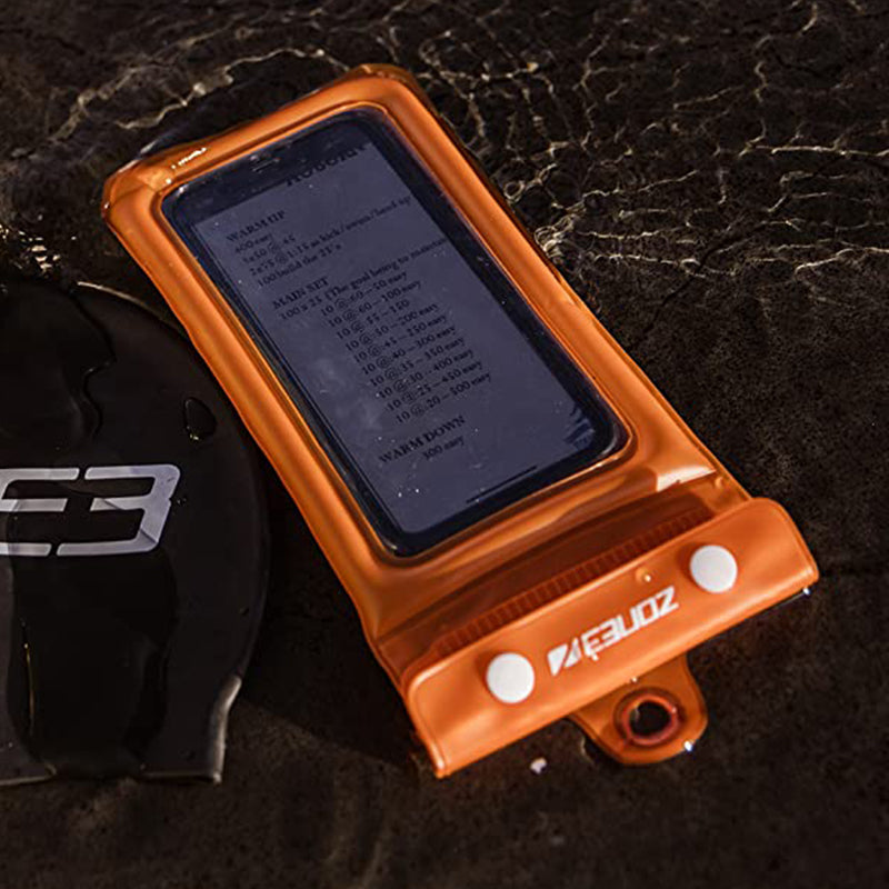 Zone3 - Buoyancy Waterproof Phone Pouch - Orange