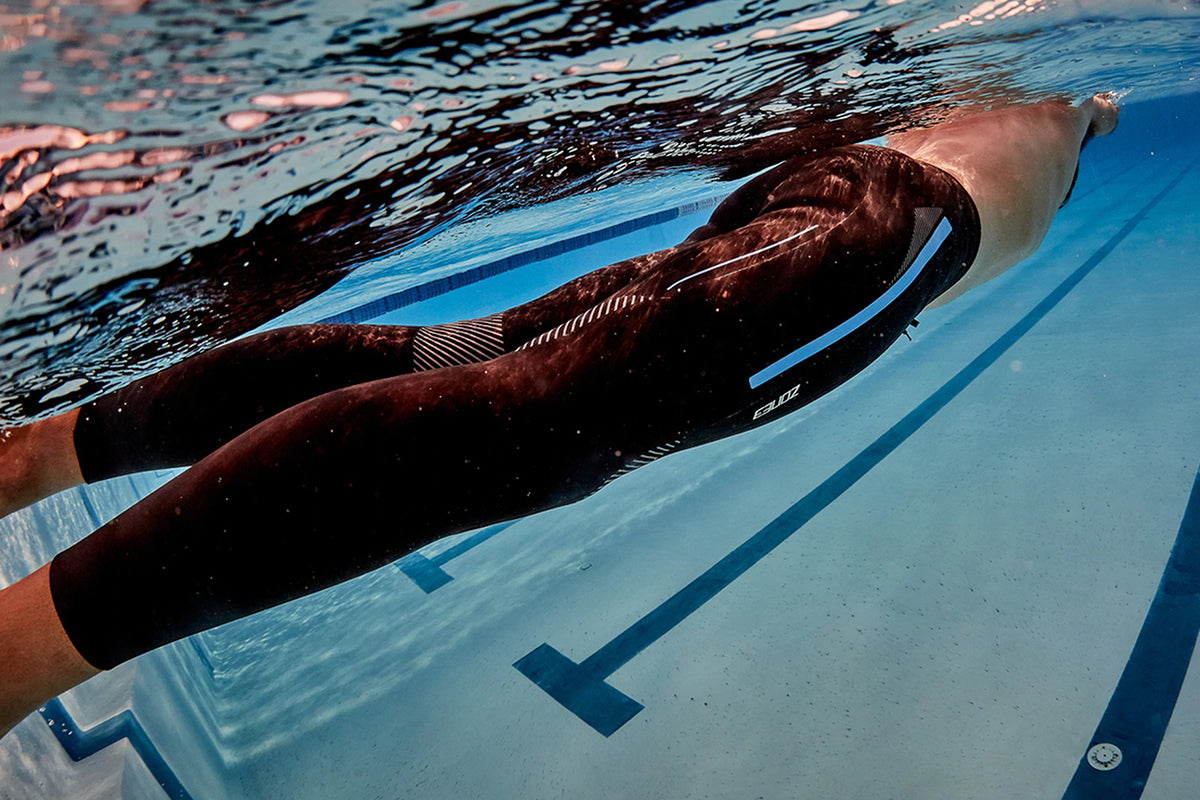 Zone3 - Neoprene Buoyancy Kickpants 5/3mm - Black/Blue