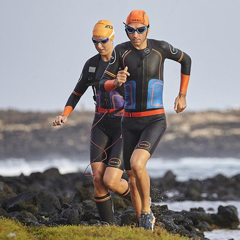 Zone3 - Neoprene Swim Cap - Orange