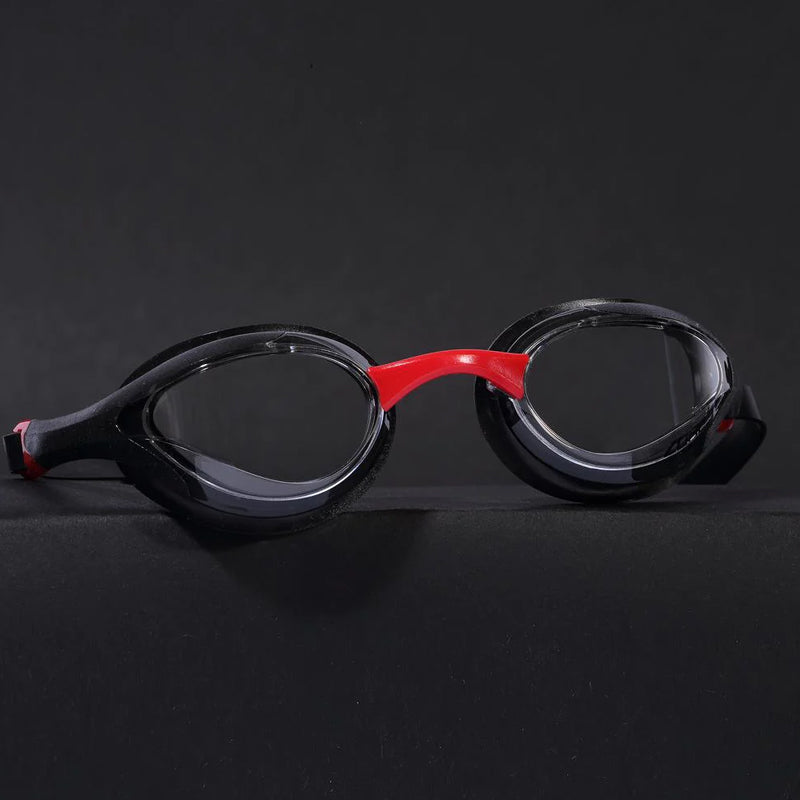 Zone3 - Volare Streamline Racing Swim Goggles - Black/Red (Clear Lens)