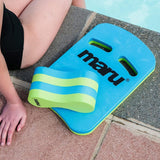 Maru - Two Grip Fitness Kickboard Blue/Lime
