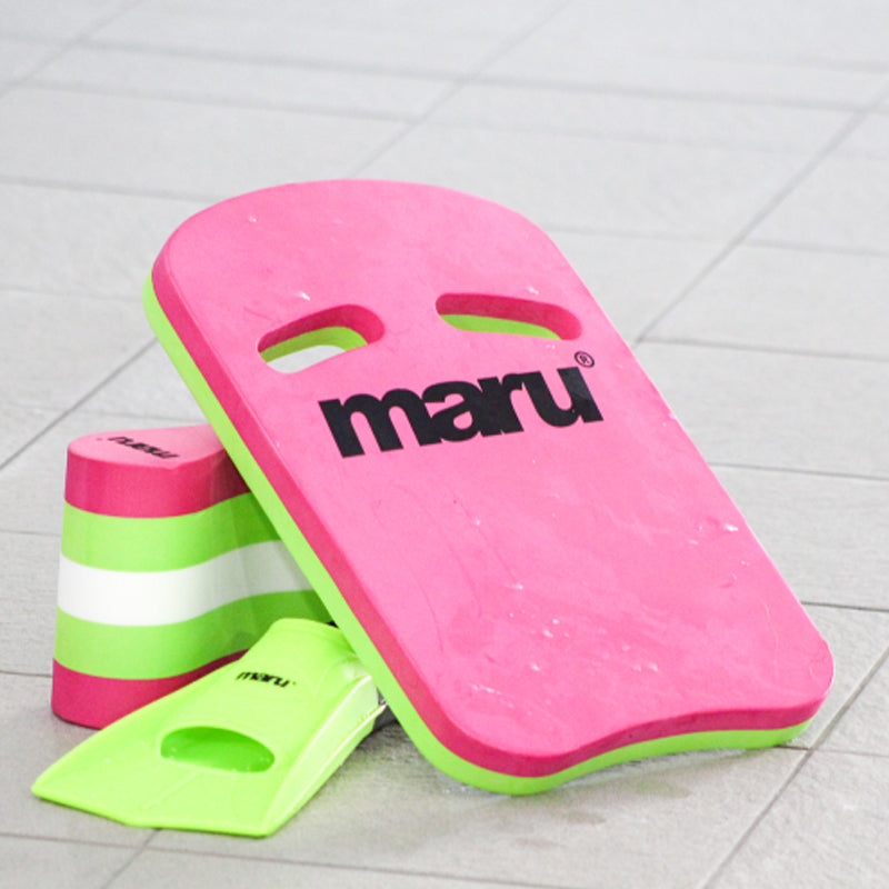 Maru - Two Grip Fitness Kickboard Pink/Lime