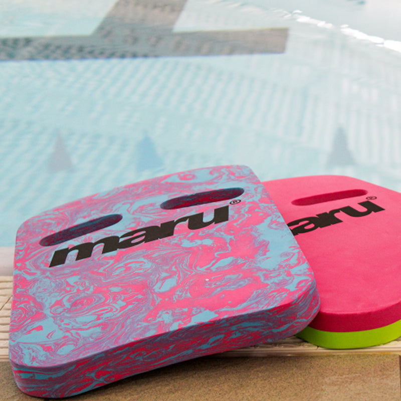 Maru - Two Grip Fitness Kickboard Pink/Lime