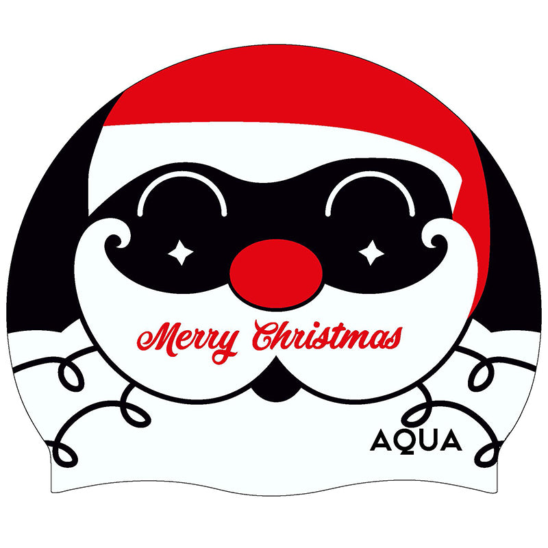 Allover Santa - Christmas Swim Hat