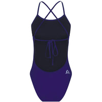 Amanzi - Blueberry Ladies Tie Back One Piece