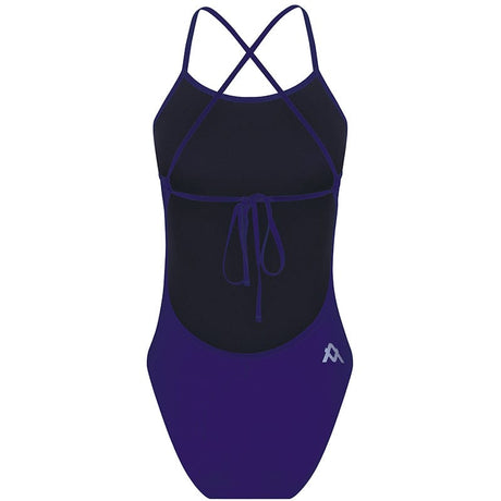 Amanzi - Blueberry Ladies Tie Back One Piece