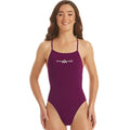 Amanzi - Bordeaux Tie Back Girls One Piece Swimsuit