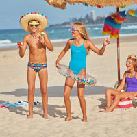 Amanzi - Calypso Tie Back Girls One Piece Swimsuit