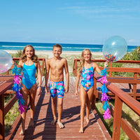 Amanzi - Calypso Tie Back Girls One Piece Swimsuit