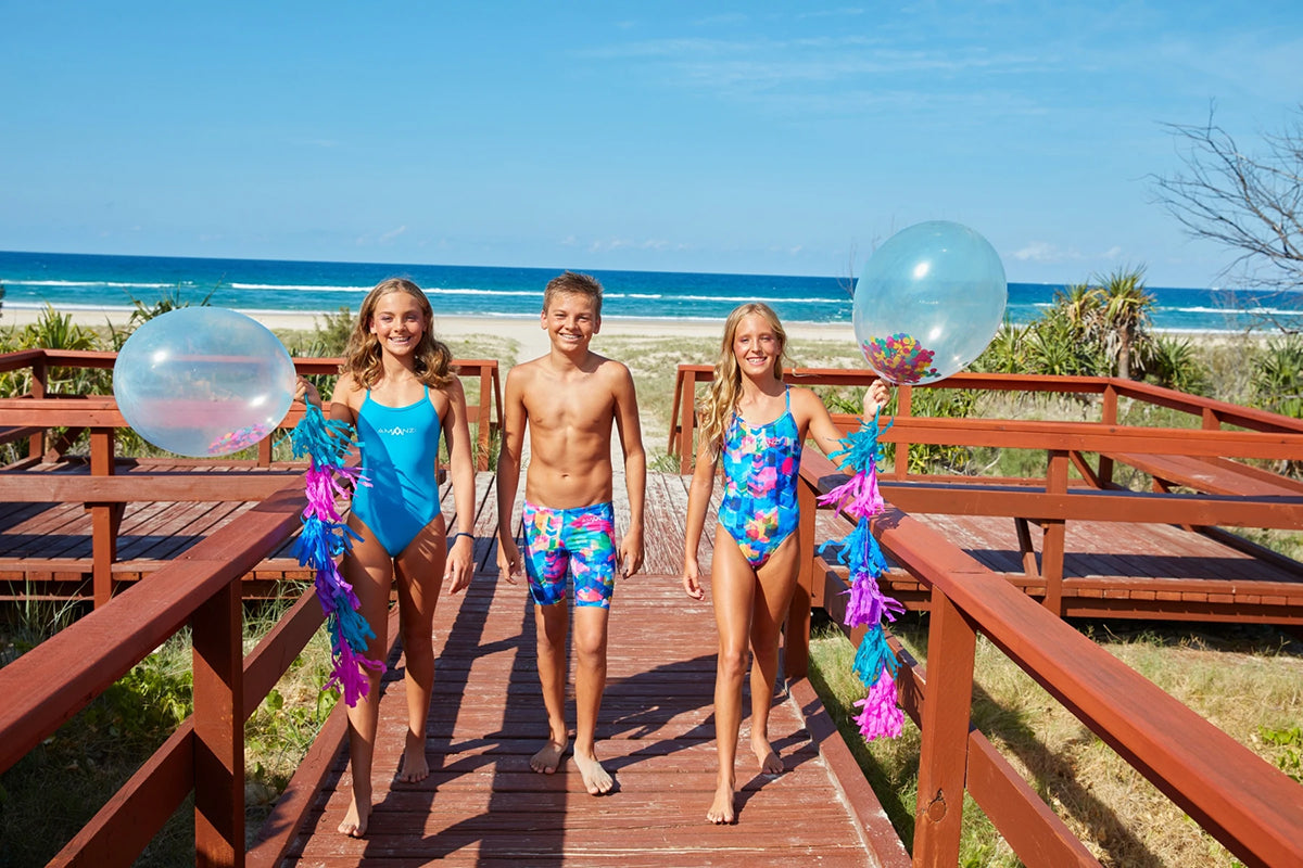 Amanzi - Calypso Tie Back Girls One Piece Swimsuit