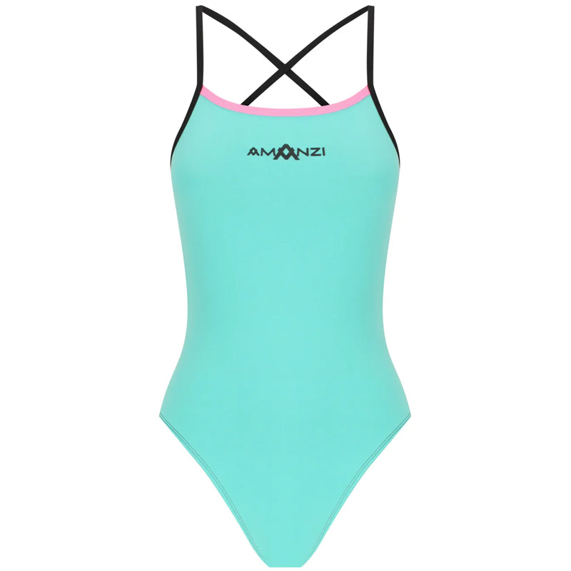 Amanzi - Cotton Candy Girls Tie Back One Piece