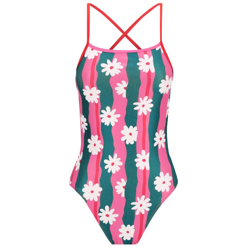 Amanzi - Daisy Wave Ladies Tie Back One Piece