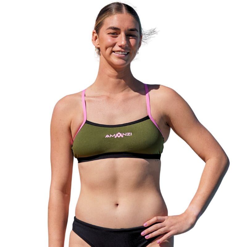 Amanzi - Desert Blush Girls Sports Bikini Top