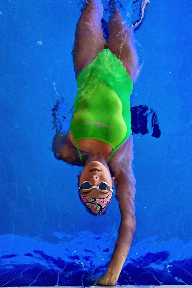 Amanzi - Emerald Ladies Tie Back One Piece