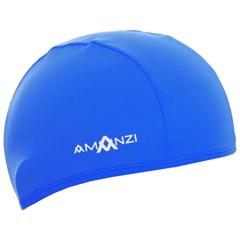 Amanzi - Flexi Junior Swim Cap - Azure