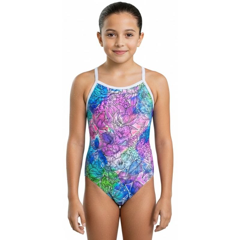 Amanzi - Bubblegum Bloom Girls One Piece