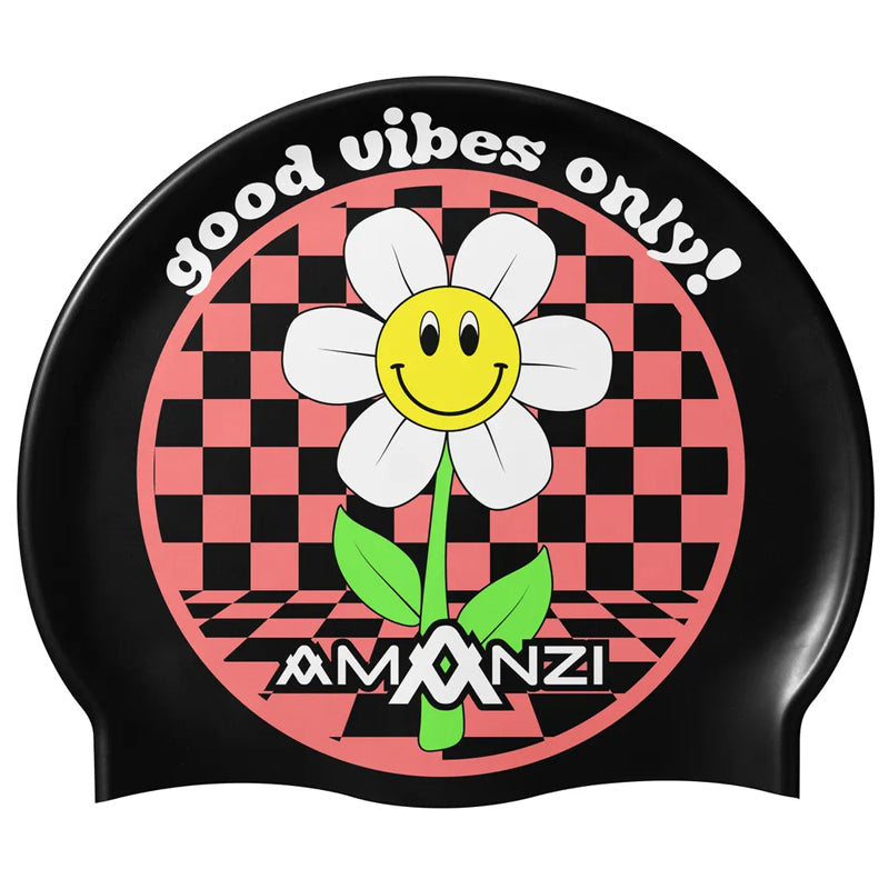 Amanzi - Good Vibes Only Swim Cap
