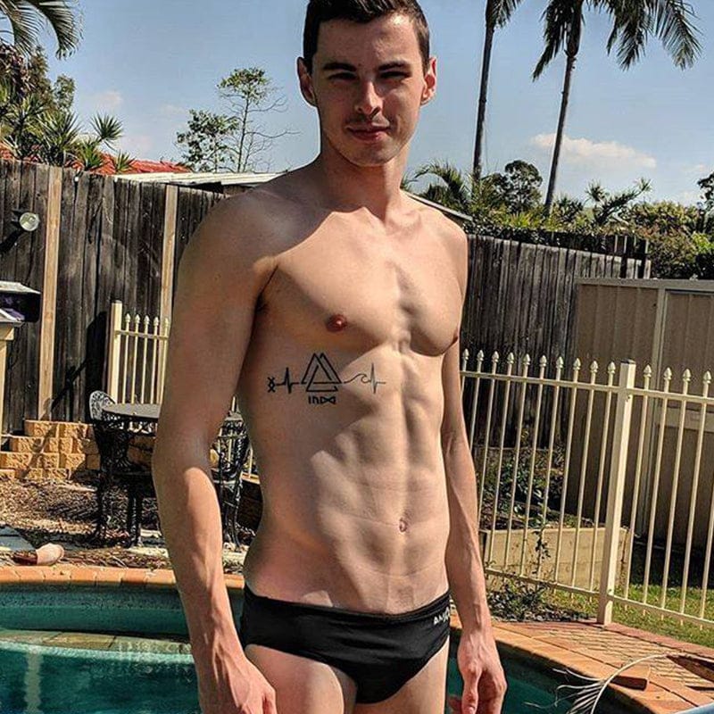 Amanzi - Jet Black Boys Briefs