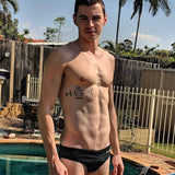 Amanzi - Jet Black Boys Briefs