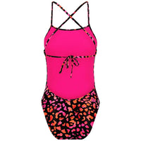Amanzi - Leopard Luxe Girls Tie Back One Piece
