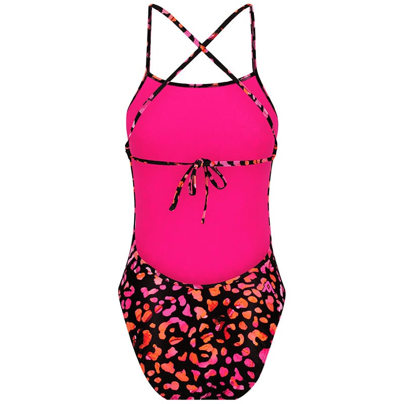 Amanzi - Leopard Luxe Girls Tie Back One Piece