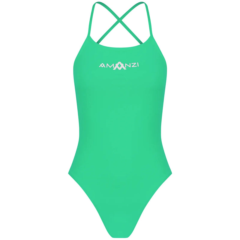 Amanzi - Peppermint Ladies Tie Back One Piece