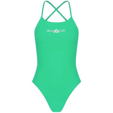 Amanzi - Peppermint Ladies Tie Back One Piece