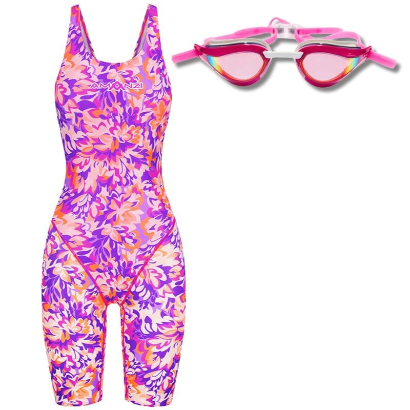 Amanzi - Petal Pop Girls Kneelength & Dominate Sunset Mirror Goggles