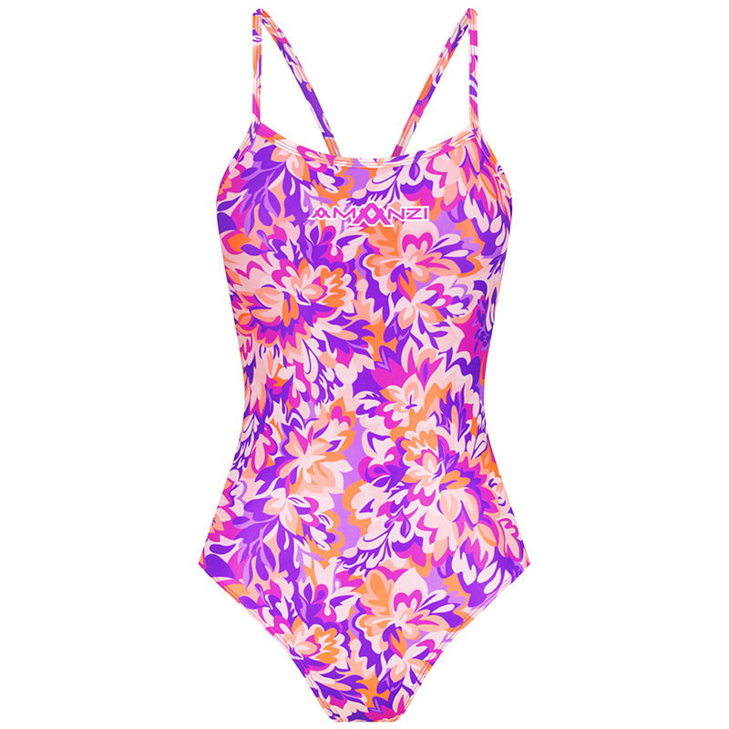Amanzi Petal Pop Ladies Proback One Piece Aqua Swim Supplies