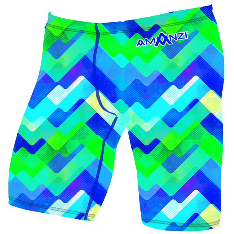 Amanzi Prism Beat Mens Jammers Aqua Swim Supplies
