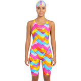 Amanzi - Prism Pulse Girls Kneelength & Alpacapellas Swim Cap