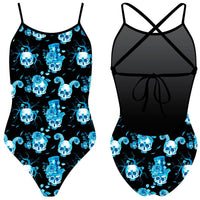 Amanzi - Skulduggery Ladies Tie Back One Piece
