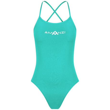 Amanzi - Spearmint Ladies Tie Back One Piece