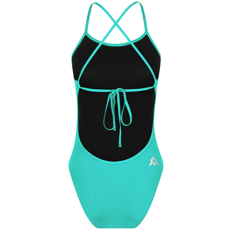 Amanzi - Spearmint Ladies Tie Back One Piece