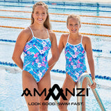 Amanzi - Summer Oasis Girls One Piece Swimsuit