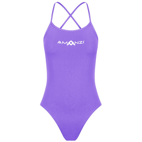 Amanzi - Violet Tie Back Ladies One Piece Swimsuit