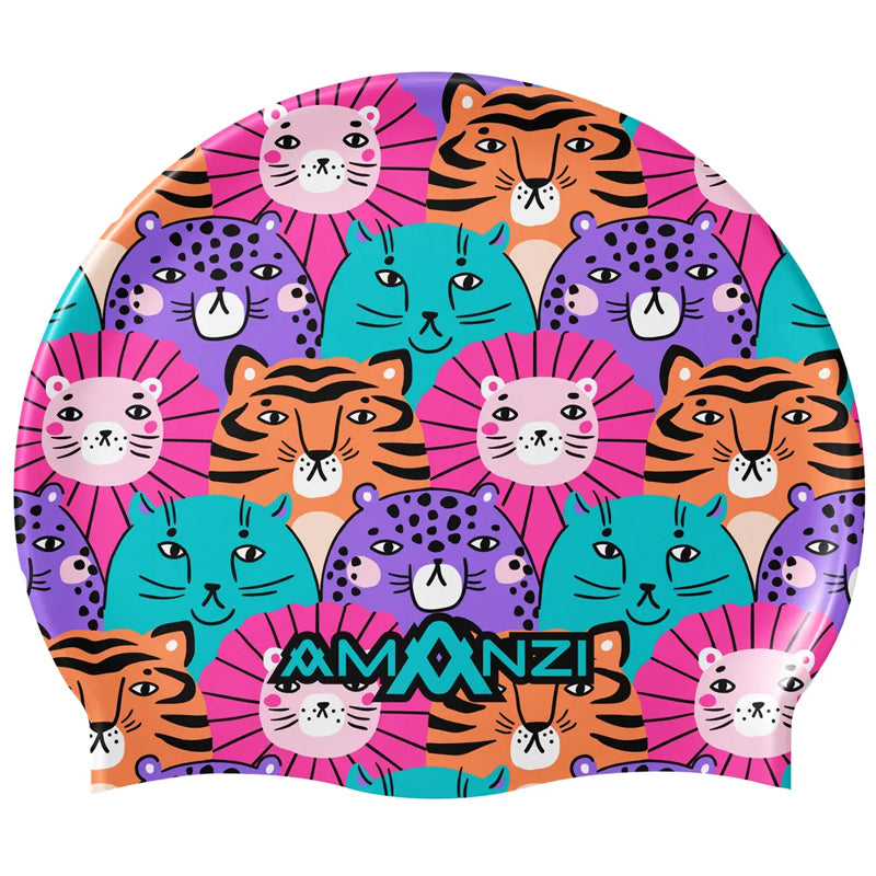 Amanzi - Wild Catz Swim Cap