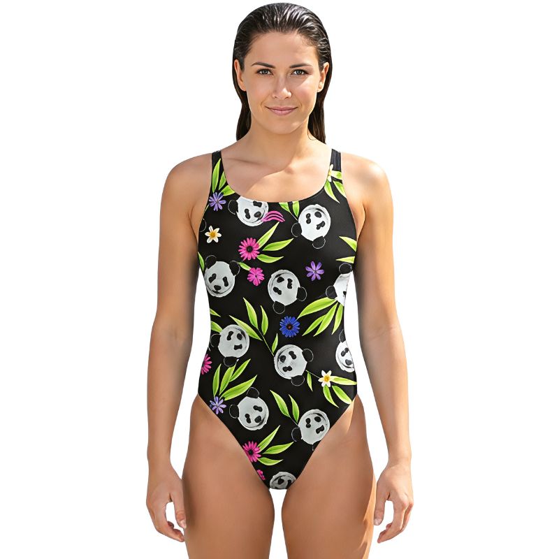 Aquarapid - Women's Kriss Panda Race Back Printed Swimsuit