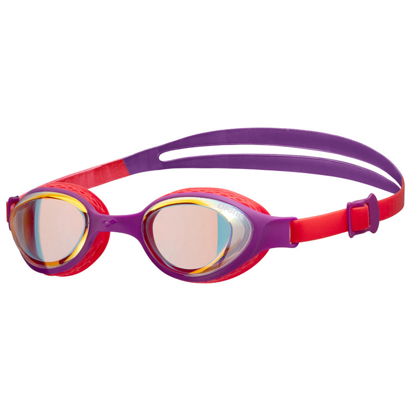 Arena - Air Junior Mirror Goggles - Copper/Plum/Coral – Aqua Swim Supplies