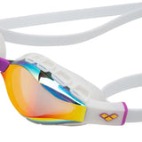 Arena - Air Sonic Mirror Racing Goggles - Gold/White