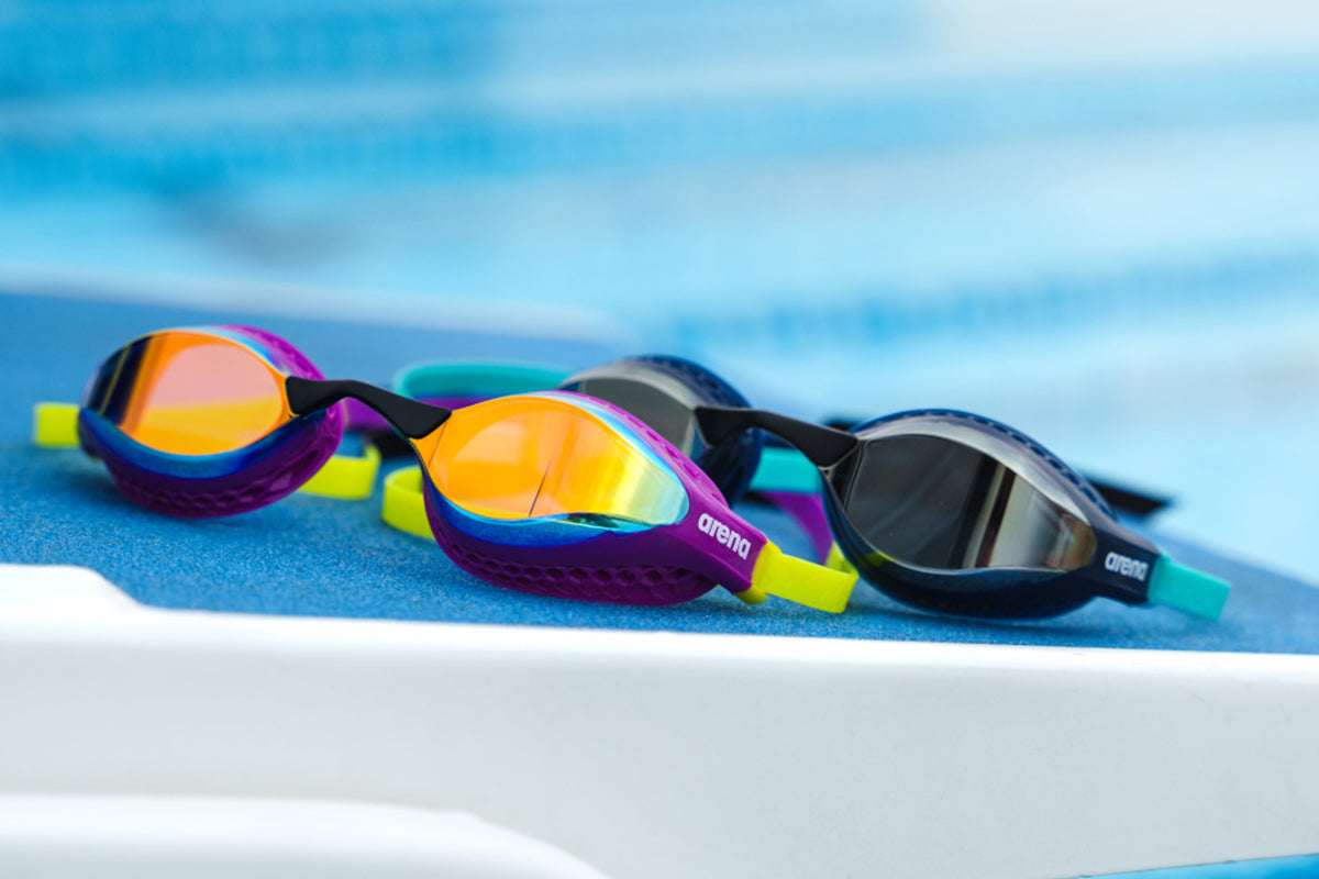 Arena - Air Speed Mirror Goggle - Aqua/Plum/Lime