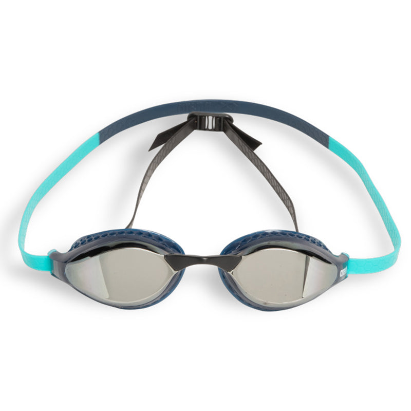 Arena - Air Speed Mirror Goggle - Silver/Navy/Water