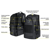 Arena - All Set Backpack 45L - Black